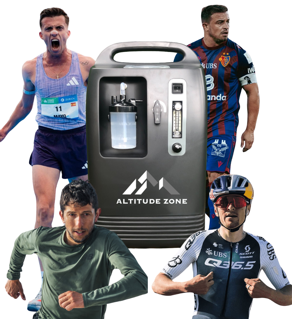 Athleten mit Altitude Zone Generator