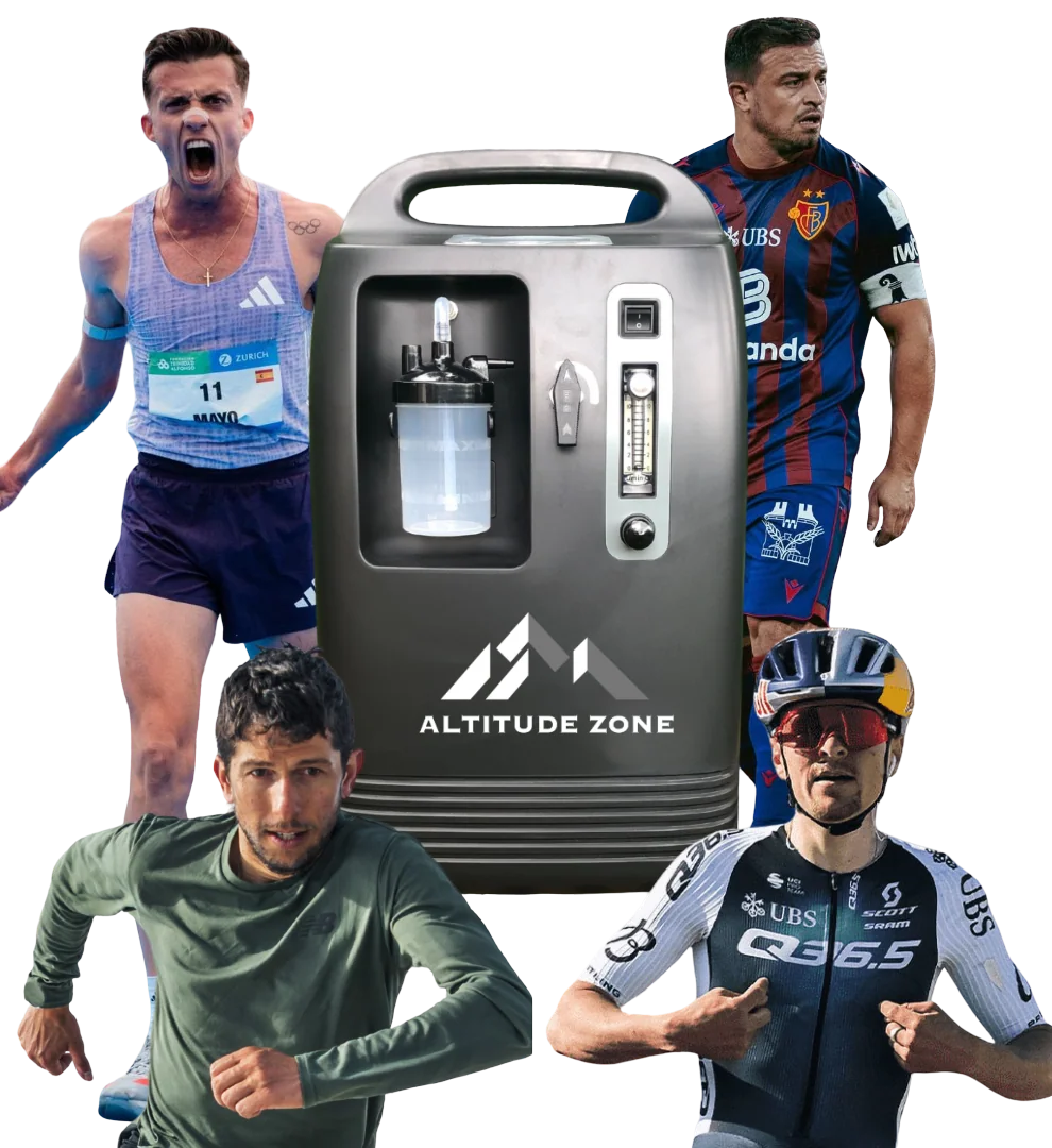 Athleten mit Altitude Zone Generator